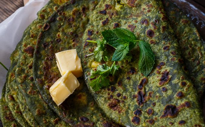 Palak Paratha