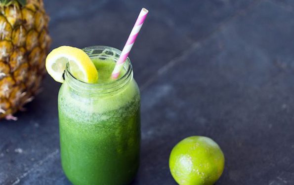 Palak Pineapple Juice